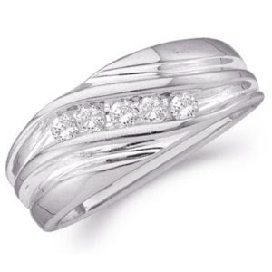 mens white gold wedding rings