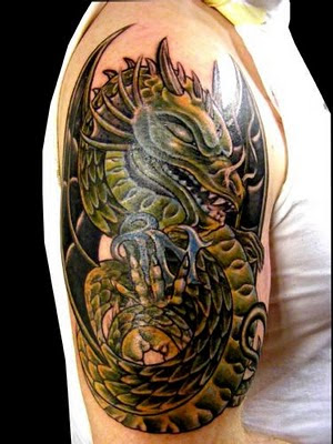 dragon dick tattoo. phat dragon tattoo woman