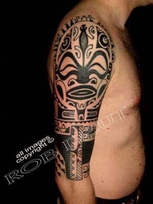 polynesian style tattoo MEXICAN TATTOO DESIGN