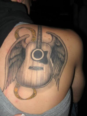 bass guitar tattoo. Designs: Guitar Tattoo