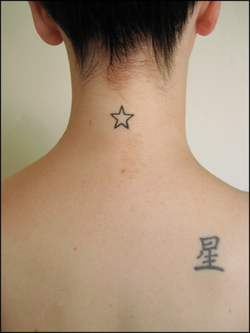 Back Star Tattoos