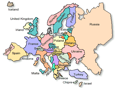 mapa de europa mapa europa fisico. mapa de europa