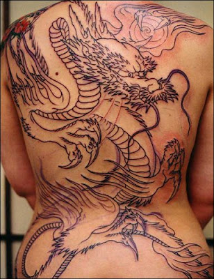 Dragon Tattoos,ack Tattoos