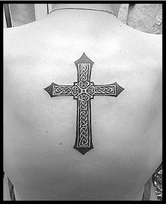 Celtic Cross Tattoo Art on Body