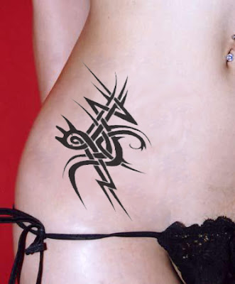 star tattoos ribs. tribal tattoo, rib tattoo sexy