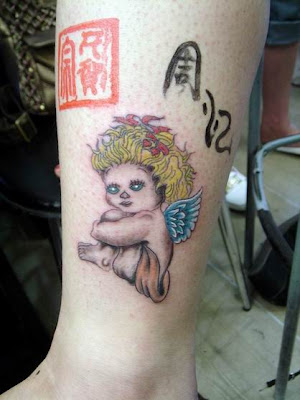 Baby Angel Tattoo Leg Tattoo Engel New Design Create A Tattoos