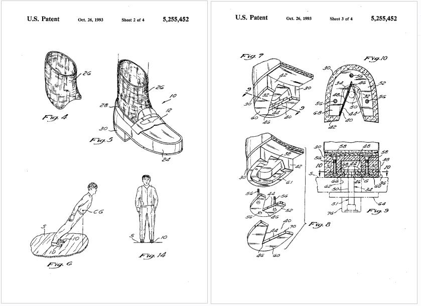 michael jackson patented shoes