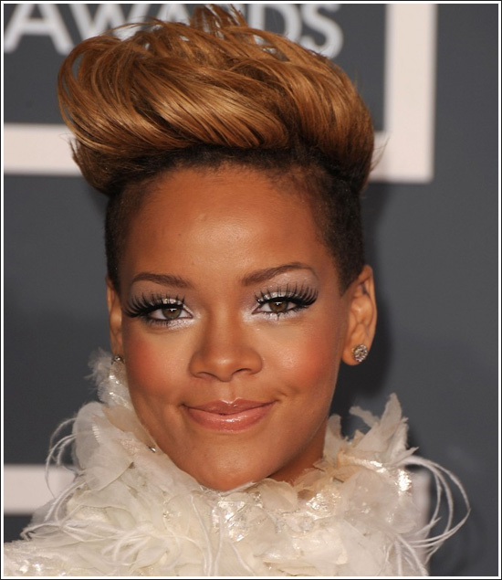 Brunette Hair Color Trends 2010. Rihanna+hair+color+red