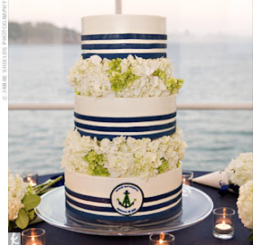 Nautical by Nature blog: Nautical Wedding Cakes