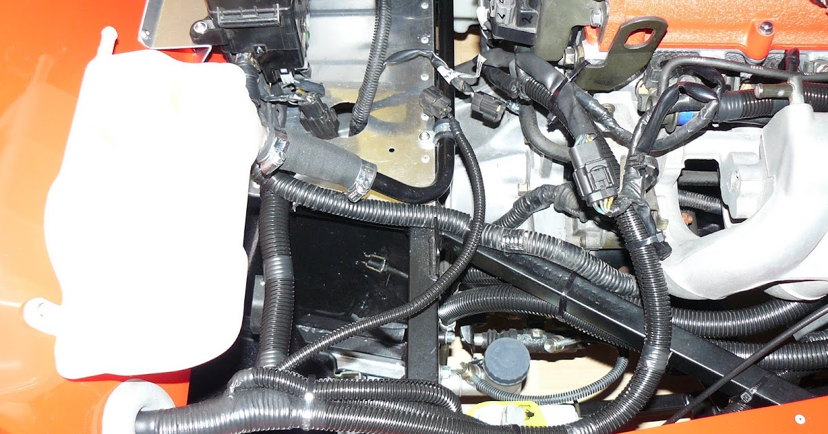 MX5 Westfield build Wiring loom engine bay