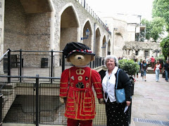 Happy Gardner and Paddington Bear