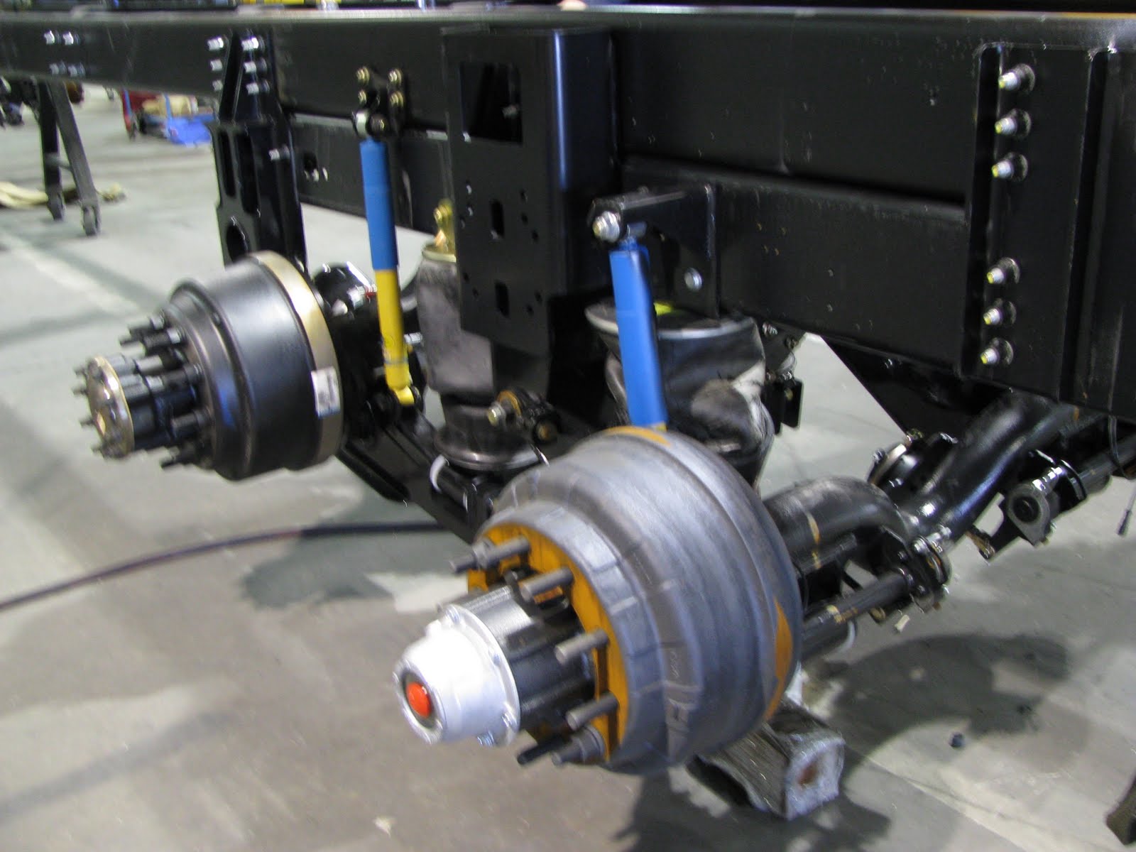 Paul & Joyce, Exploring our Country Tiffin Powerglide Chassis Shop