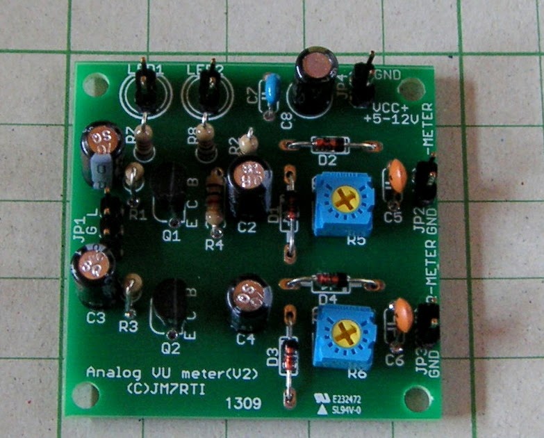 VR2XMQ Steve's Blog AF through SHF Analog VU meter kit (ver.2) From