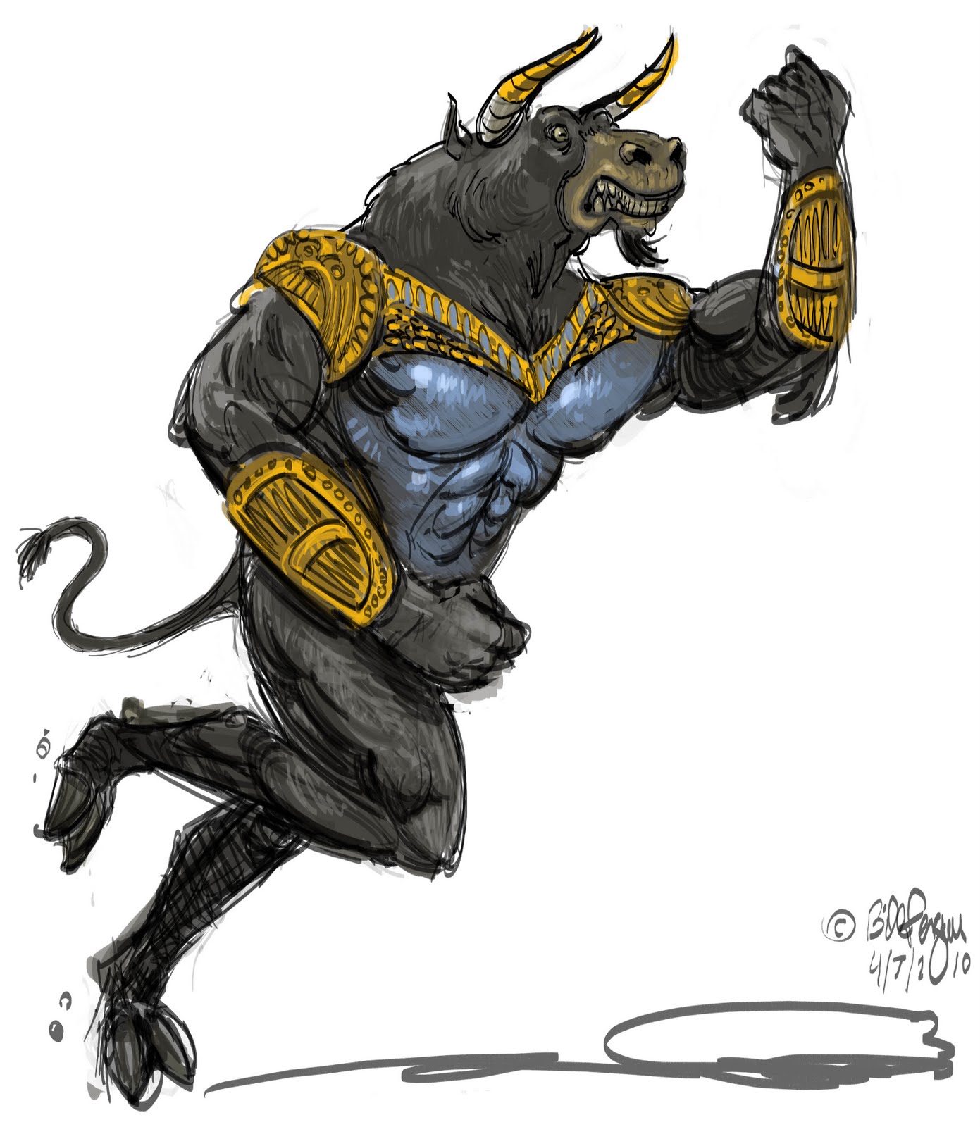 greek minotaur