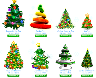 உங்கள் கணினியை அழகுபடுத்த 19 புதிய அனிமேட்டட் கிருஸ்துமஸ் மரங்கள்  Get+free+Christmas+tree+for+your+desktop