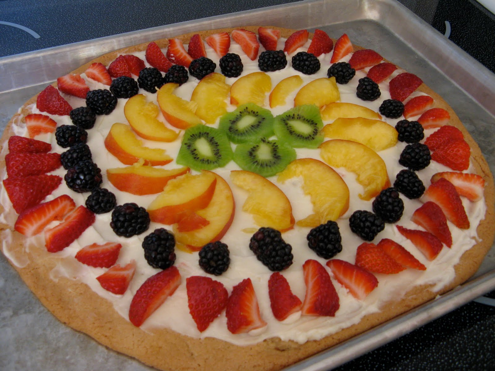 Ashlee's Kitchen Sugar Cookie Fruit Tart