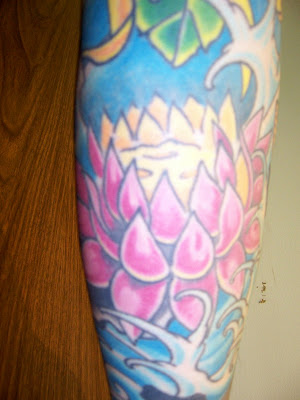 can read here about the symbolic nature of the lotus flower in tattoos