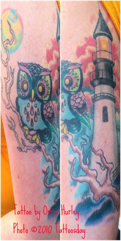 She had this incredible tattoo, which she gladly shared with us here on 