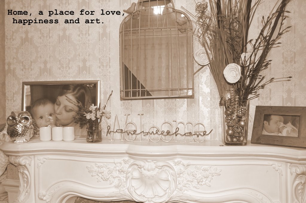 Home, a place for love, happiness and art.