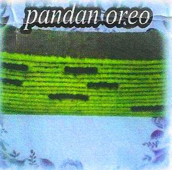 Kek Lapis Pandan Oreo