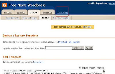 How to Change Your FavIcon In XML Blogger Templates