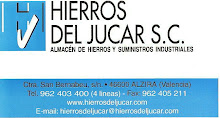 HIERROS DEL JUCAR S.C AUSPICIA "EL OJO VALE N TINO"