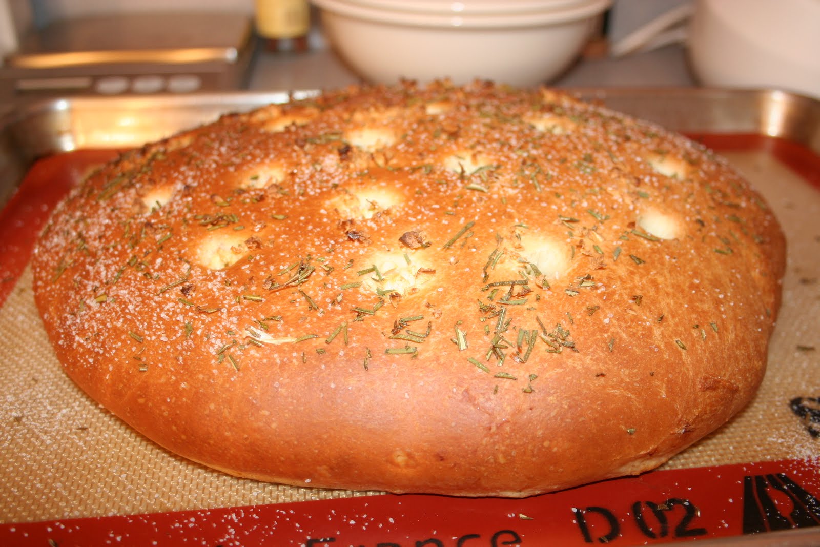 The Aroma of Homemade Bread Fresh from the Oven RosemaryGarlic