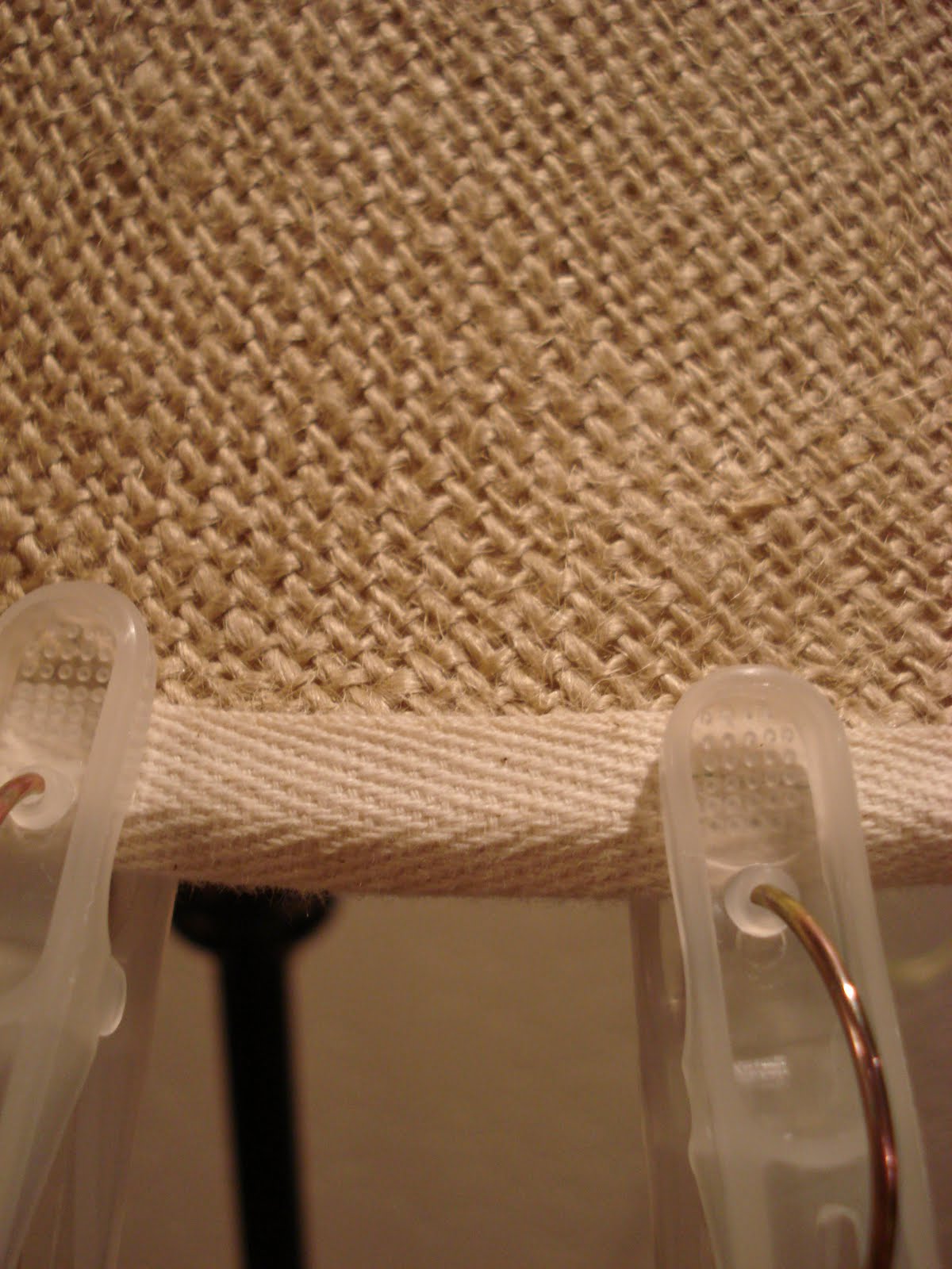 Chestnut Sparrow Burlap Covered Lampshade Tutorial