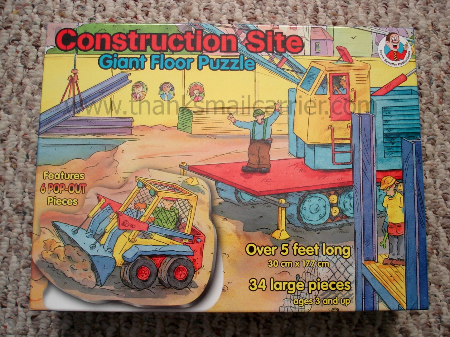 Thanks, Mail Carrier Checking Our List 32 Construction Site Giant