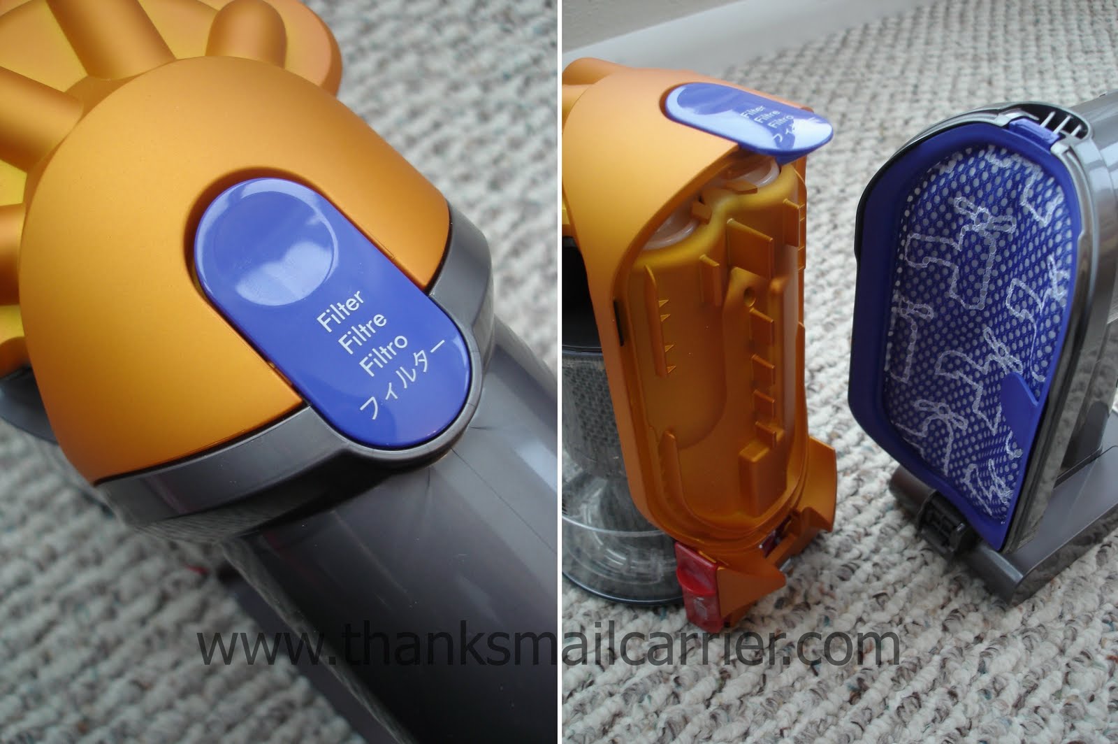 Thanks, Mail Carrier Checking Our List Dyson DC31 Handheld Vacuum