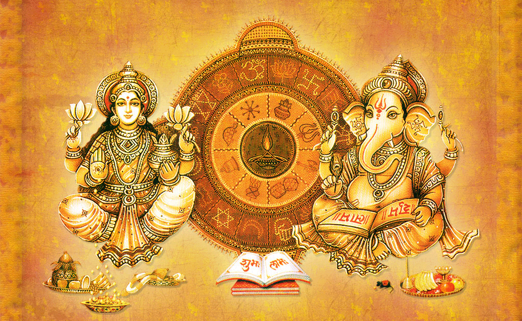 diwali-wallpapers: Lakshmi Ganesha Saraswati Wallpapers
