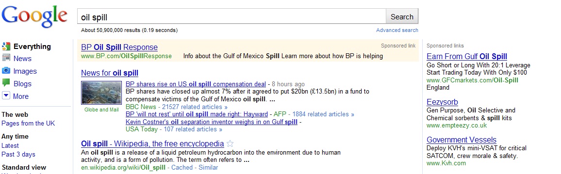 Bp oil spill pr case study