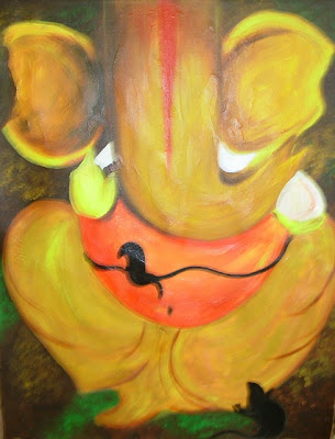 Abstract Lord Ganesha