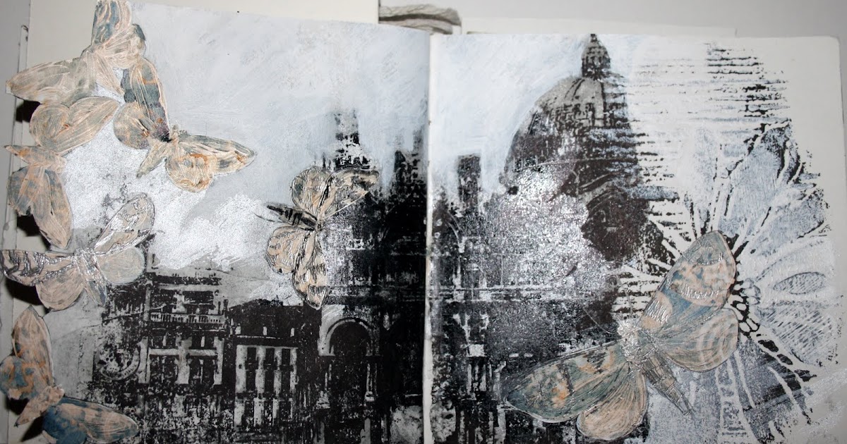 Sue Brown Printmaker SKETCH BOOK EXPERIMENTS