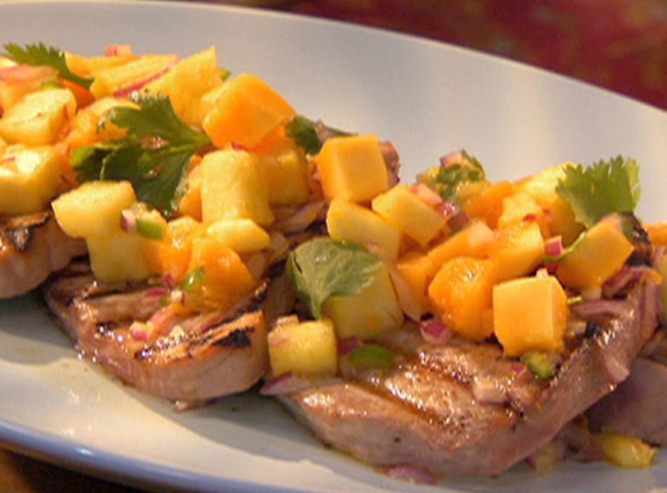 Fun Healthy Recipes Grilled Tuna with Mango Salsa