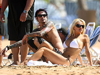 Tommy Lee and Pamela Anderson