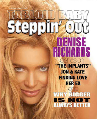 Denise Richards In Steppin Out Magazine