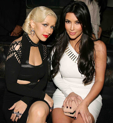 Christina Aguilera And Kim Kardashian