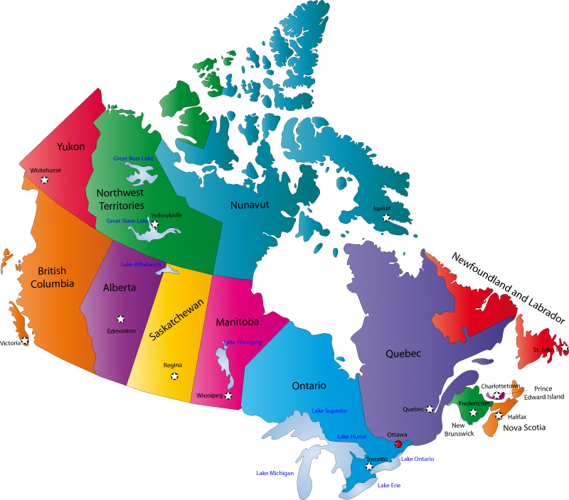 climate map canada