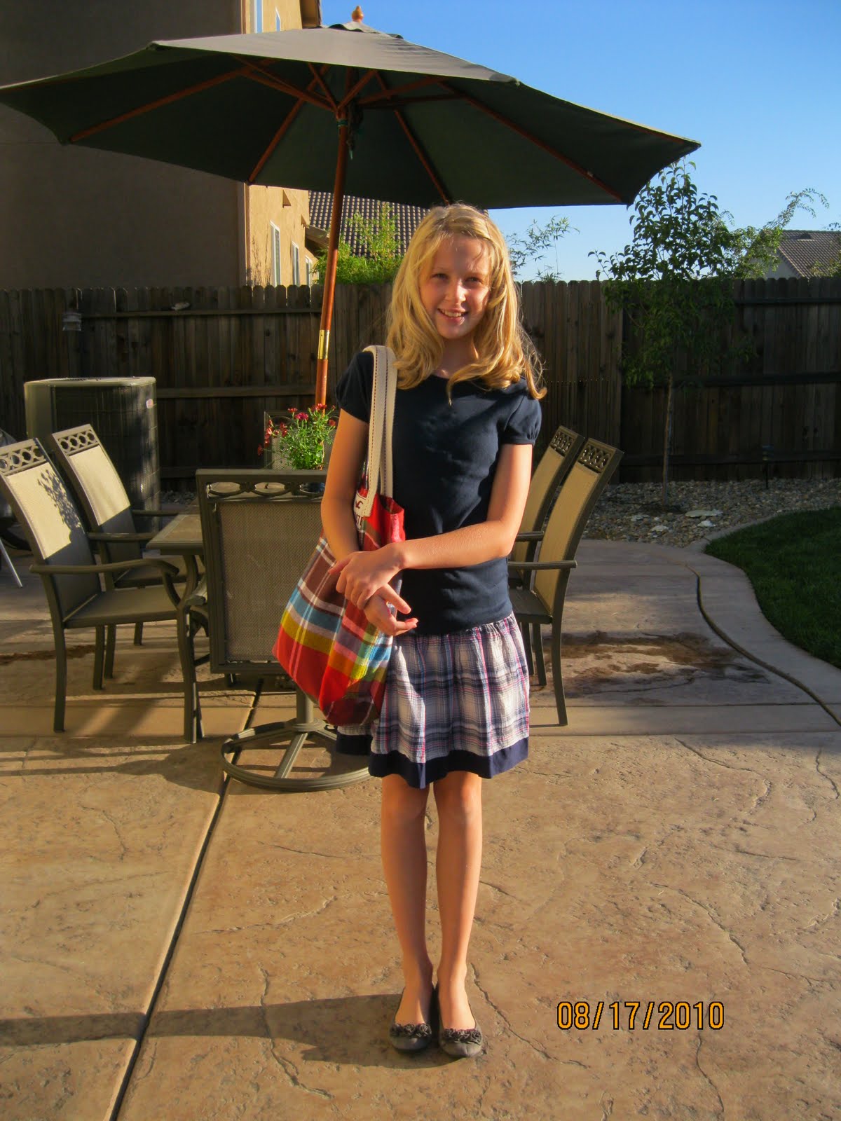 The Burks Family: First Day of School 2010