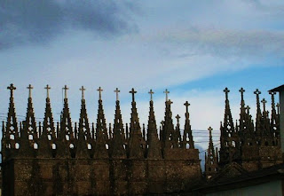 Silueta camposanto neogótico Goiriz