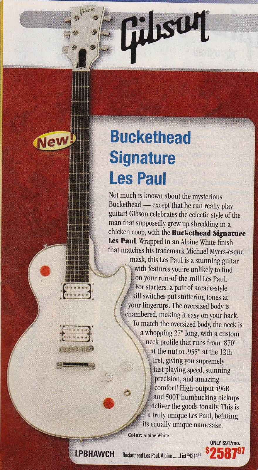 Buckethead Signature Guitar