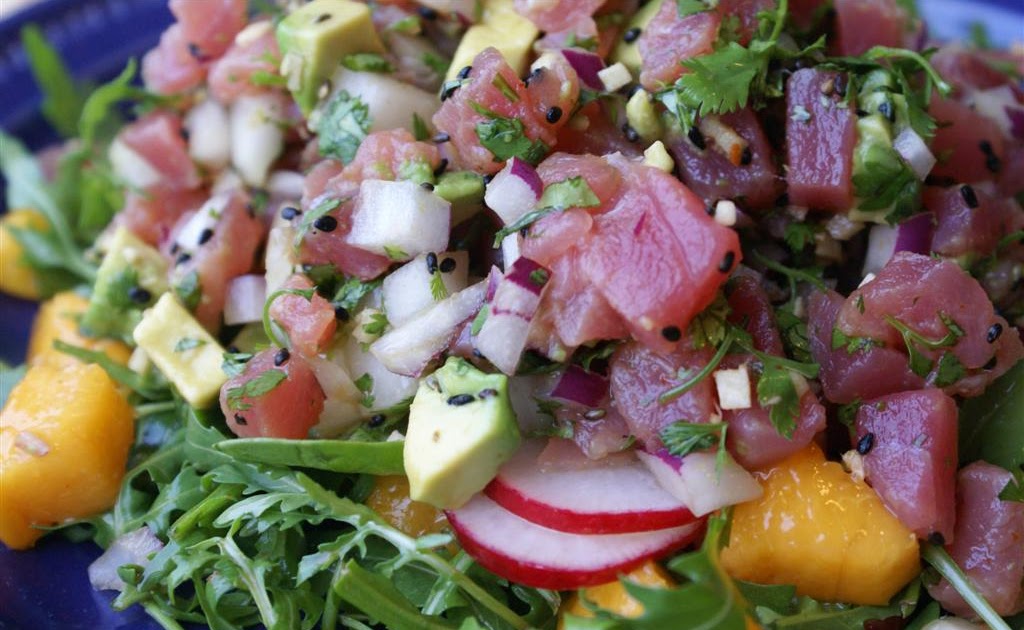 The Purple Kitchen Tuna Tartare Salad