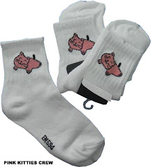 Pink Kitty Socks