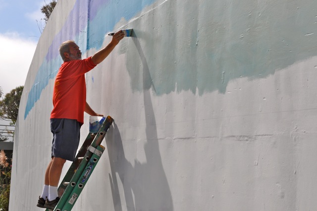 Capitola Mural Underway!