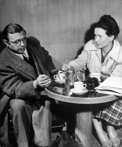 Jean Paul Sartre and Simone de Beauvoir