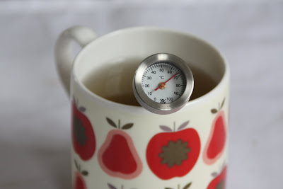Tea mug thermometer