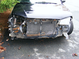 smashed car