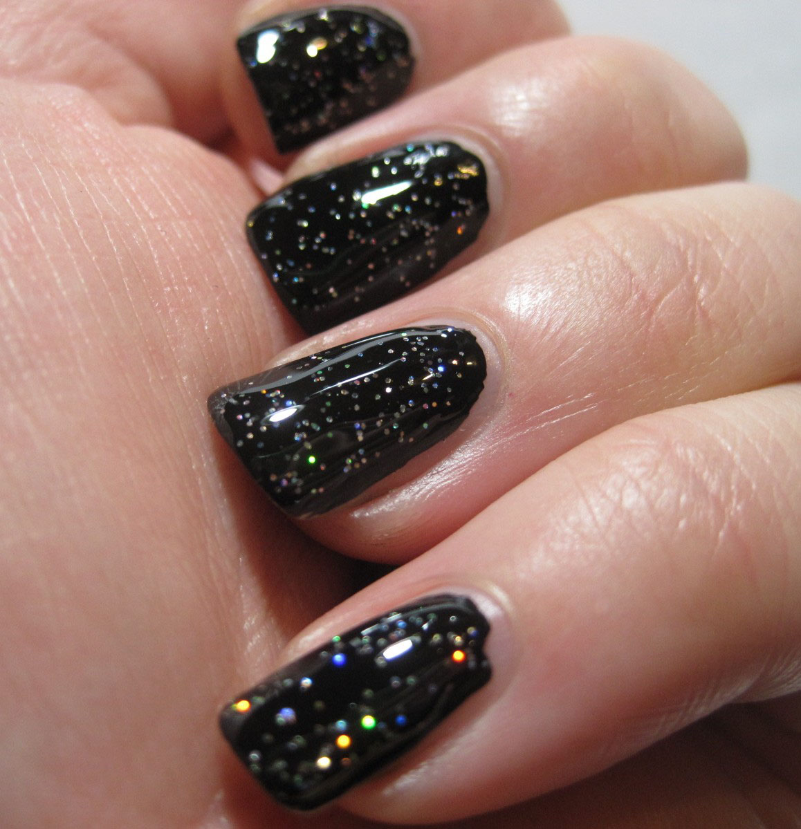 Orly Shine On Crazy Diamond Silver Holo Holographic Glitter Nail