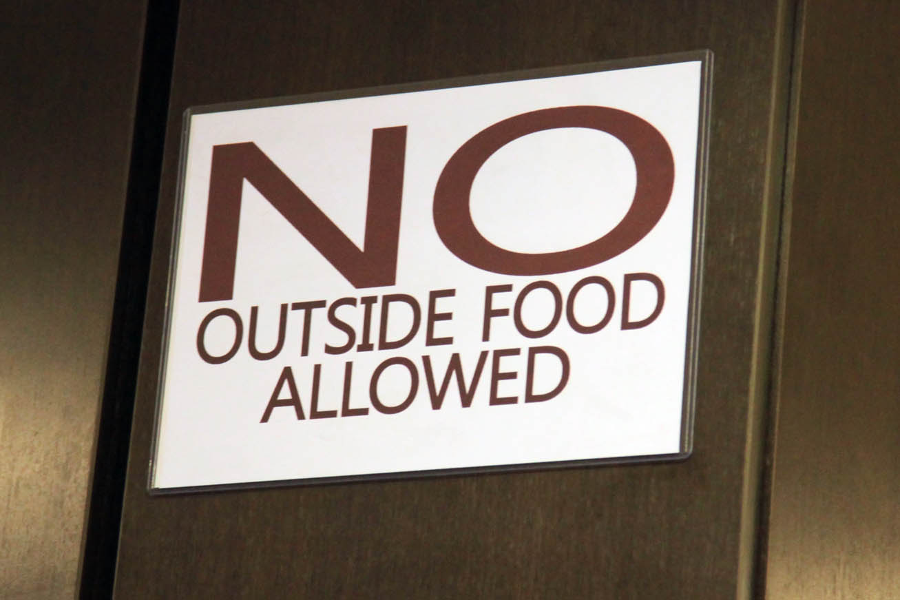 No Outside Food